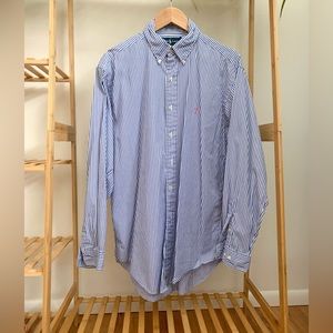 Ralph Lauren Stripe Button-down Dress Shirt